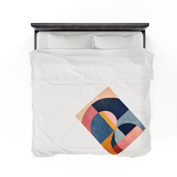 Soft Geometric Windows - Velveteen Plush Blanket - Image 16