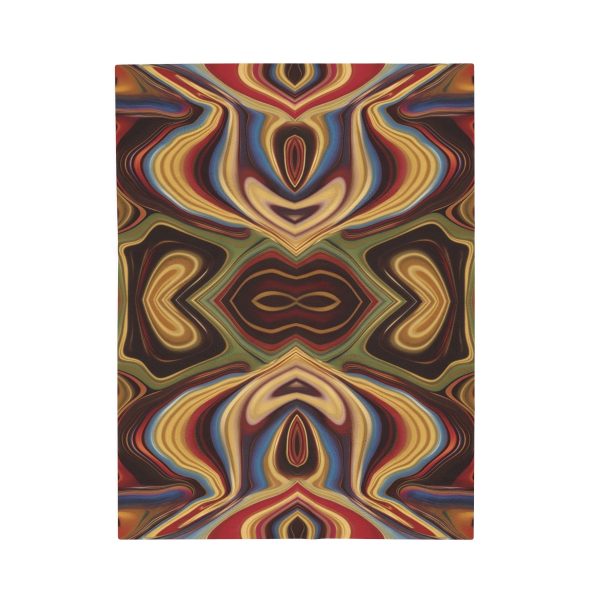 Lipnotic Kaleidoscope Background 04 - Velveteen Plush Blanket - Image 9