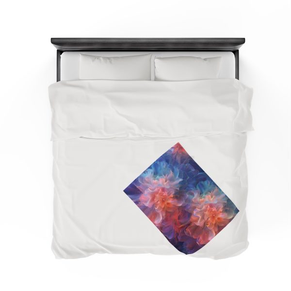 Floral Nebula 09 - Velveteen Plush Blanket - Image 16