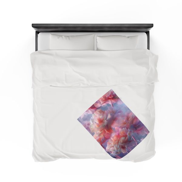 Floral Nebula 03 - Velveteen Plush Blanket - Image 16