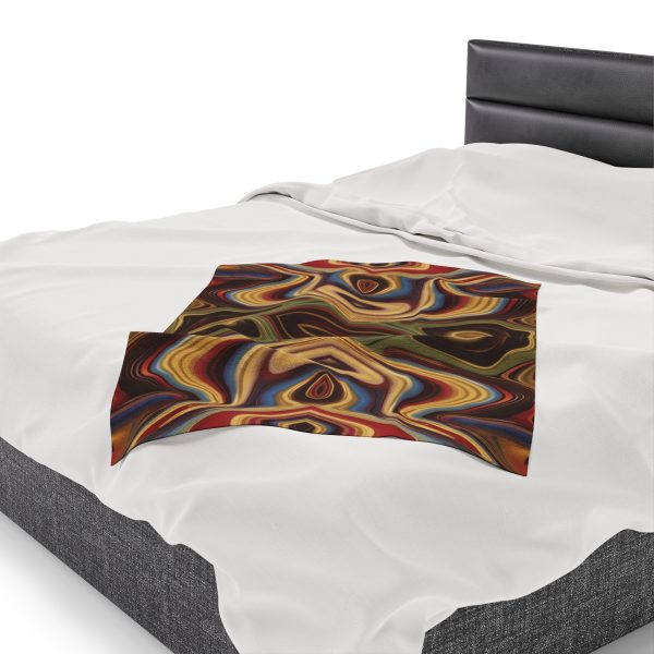 Lipnotic Kaleidoscope Background 04 - Velveteen Plush Blanket - Image 15