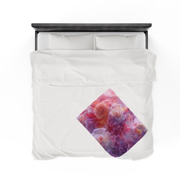 Floral Nebula 05 - Velveteen Plush Blanket - Image 16