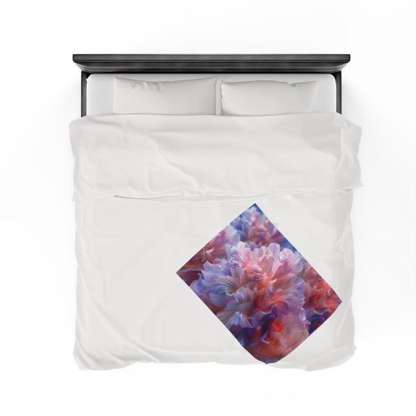 Floral Nebula 07 - Velveteen Plush Blanket - Image 16