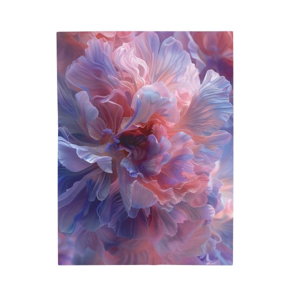 Floral Nebula 08 - Velveteen Plush Blanket - Image 9