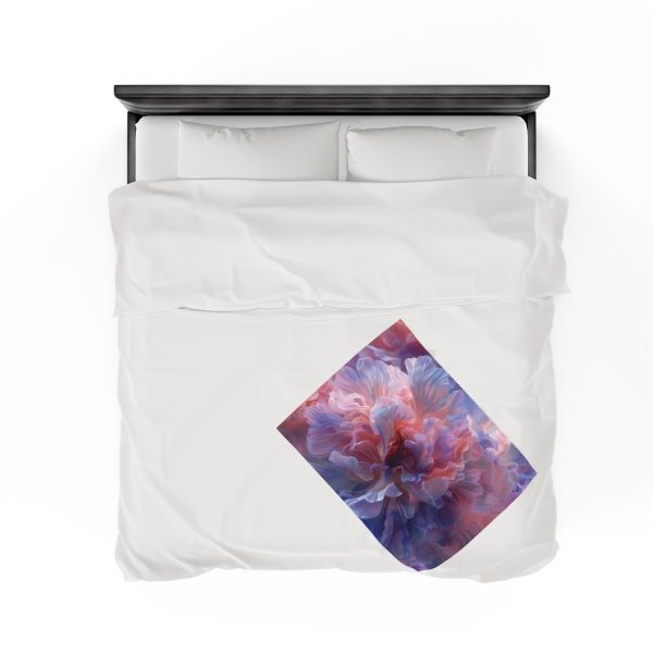 Floral Nebula 08 - Velveteen Plush Blanket - Image 16