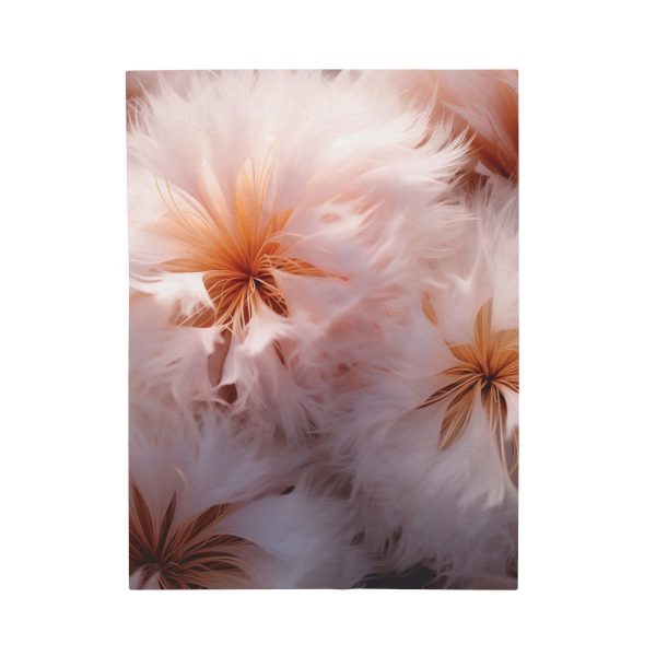 Soft Fantasy Feather Puffs - Velveteen Plush Blanket - Image 9