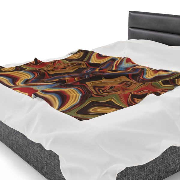 Lipnotic Kaleidoscope Background 01 - Velveteen Plush Blanket - Image 23