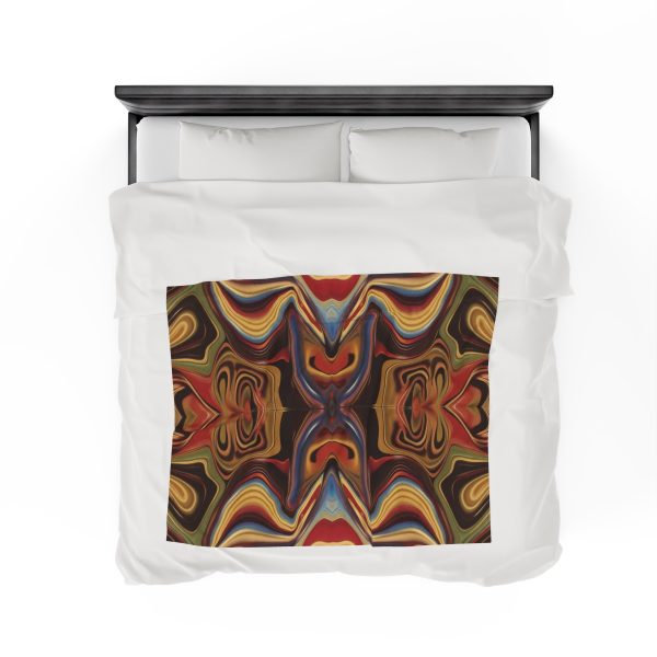 Lipnotic Kaleidoscope Background 01 - Velveteen Plush Blanket - Image 24