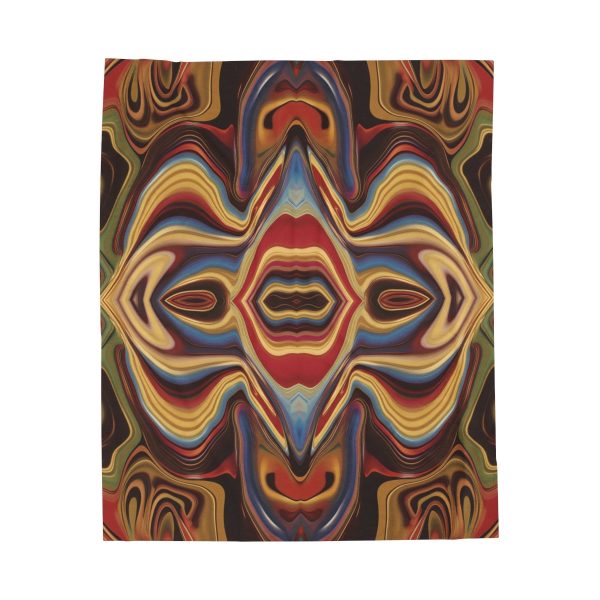 Lipnotic Kaleidoscope Background 03 - Velveteen Plush Blanket - Image 17