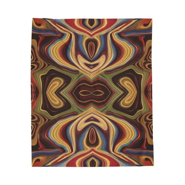 Lipnotic Kaleidoscope Background 04 - Velveteen Plush Blanket - Image 17