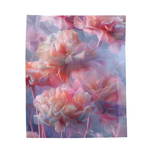 Floral Nebula 03 - Velveteen Plush Blanket - Image 17