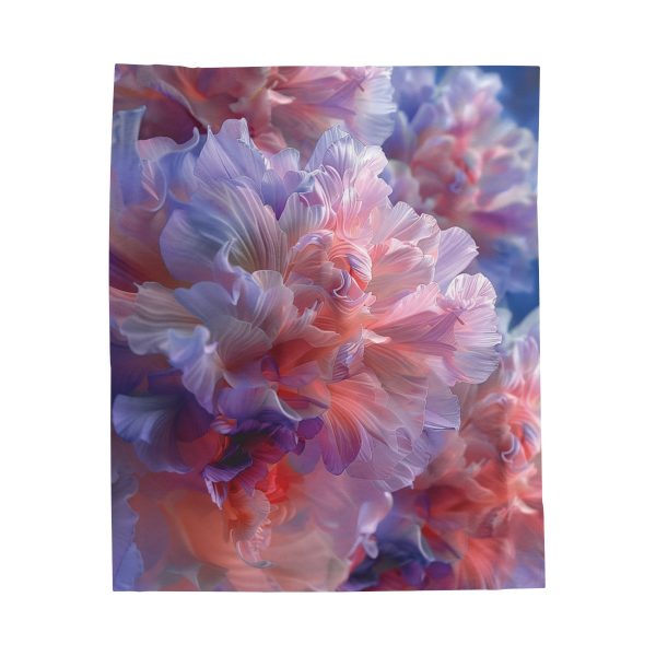 Floral Nebula 07 - Velveteen Plush Blanket - Image 17