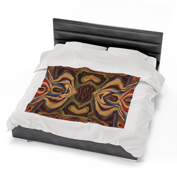 Lipnotic Kaleidoscope Background 04 - Velveteen Plush Blanket - Image 22