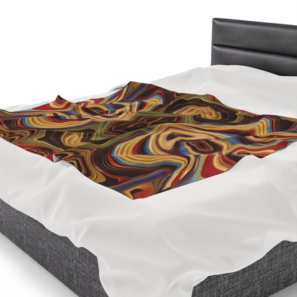 Lipnotic Kaleidoscope Background 04 - Velveteen Plush Blanket - Image 23