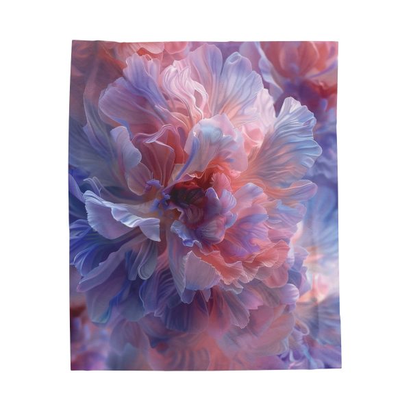 Floral Nebula 08 - Velveteen Plush Blanket - Image 17