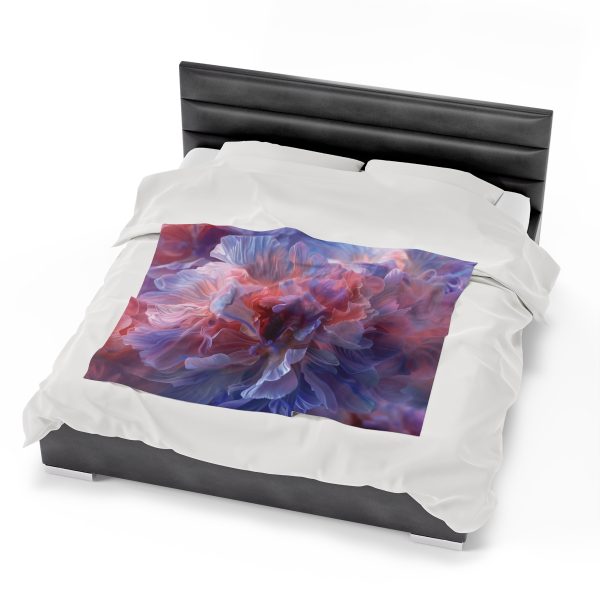 Floral Nebula 08 - Velveteen Plush Blanket - Image 22