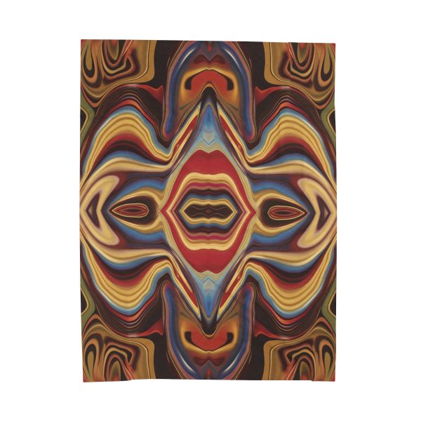 Lipnotic Kaleidoscope Background 03 - Velveteen Plush Blanket - Image 2