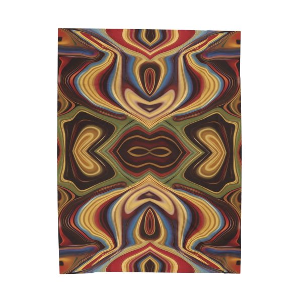 Lipnotic Kaleidoscope Background 04 - Velveteen Plush Blanket - Image 2