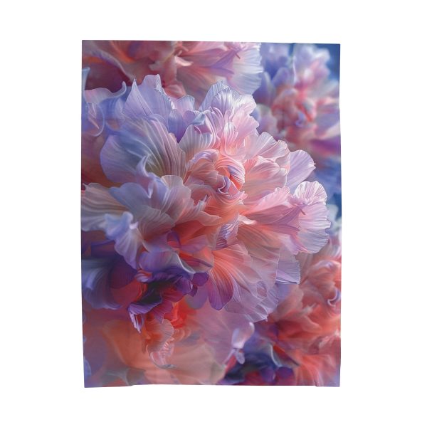 Floral Nebula 07 - Velveteen Plush Blanket - Image 2