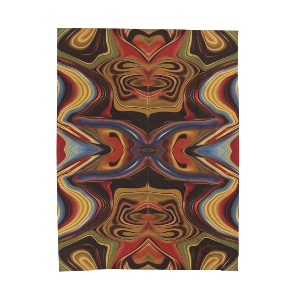 Lipnotic Kaleidoscope Background 01 - Velveteen Plush Blanket - Image 2