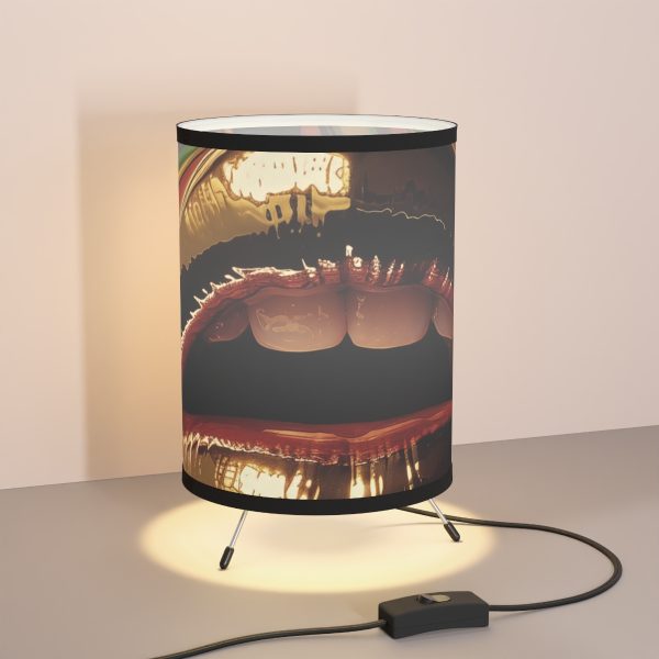 Lipnotic - Tripod Lamp with High-Res Printed Shade, USCA plug - Image 5