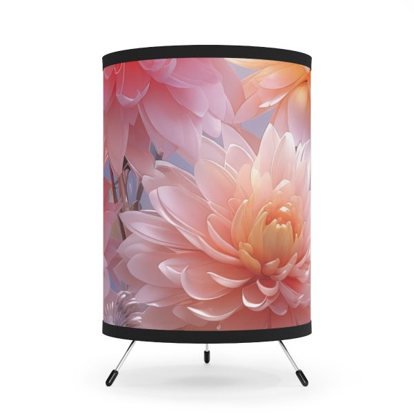 Rise and Shine Bouquet - Tripod Lamp with High-Res Printed Shade, USCA plug