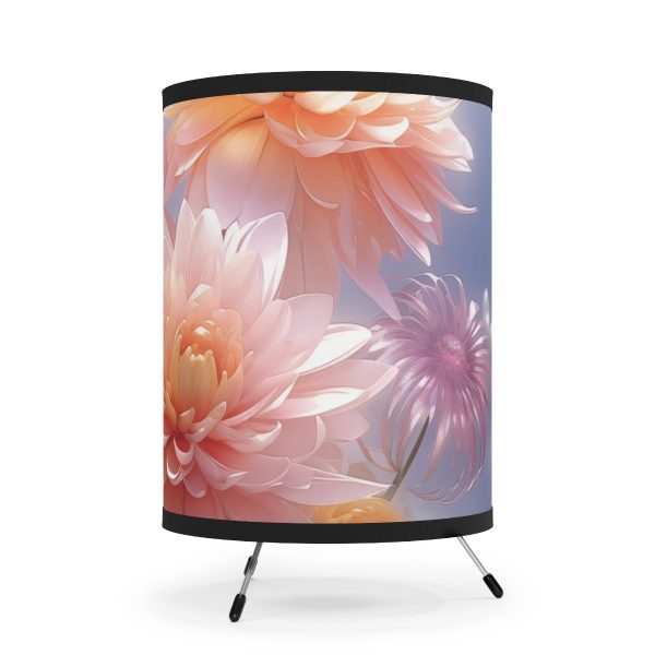 Rise and Shine Bouquet - Tripod Lamp with High-Res Printed Shade, USCA plug - Image 4