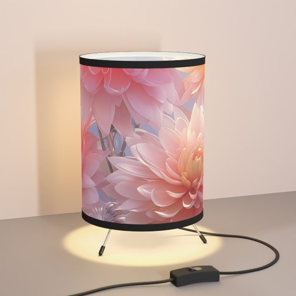 Rise and Shine Bouquet - Tripod Lamp with High-Res Printed Shade, USCA plug - Image 5