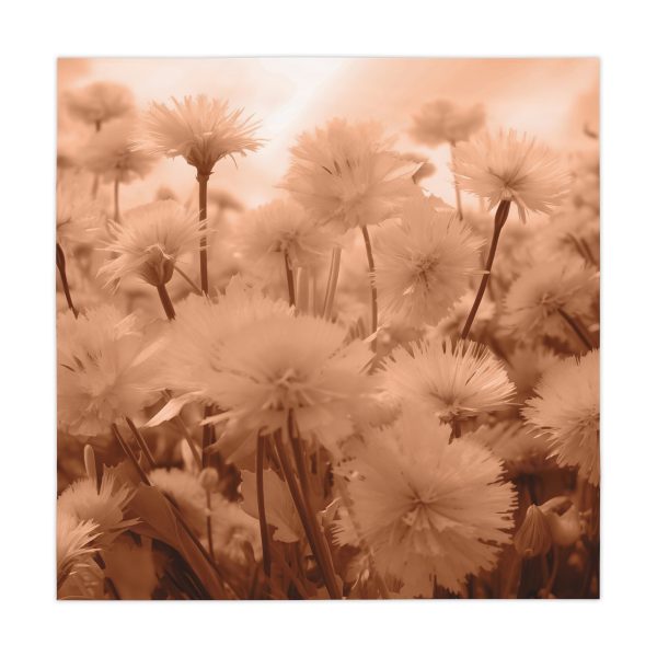 Fuzzy Dandelion Fantasy in Peach Fuzz Tone - Tablecloth - Image 2