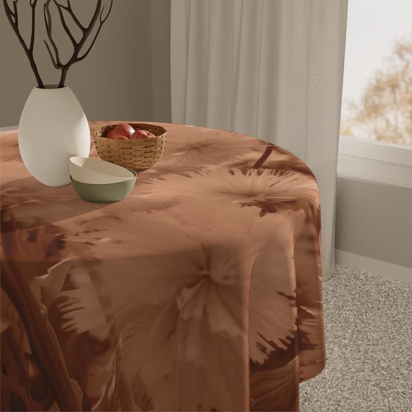 Fuzzy Dandelion Fantasy in Peach Fuzz Tone - Tablecloth - Image 5