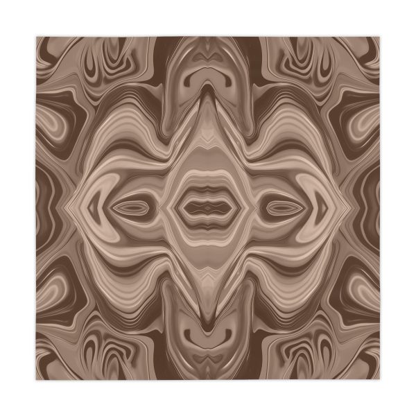 Lipnotic Kaleidoscope Background In Almondine 03 - Tablecloth - Image 2