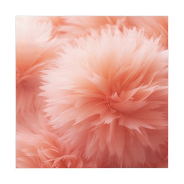 Lovely Fuzzy Buds in Peach 03 - Tablecloth - Image 2