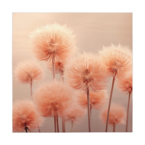 Misty Peach Dandelions - Tablecloth - Image 2