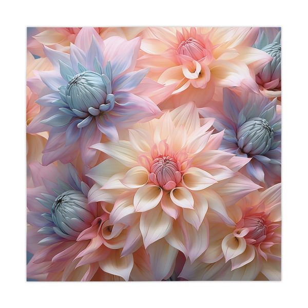 Pastel Fantasy Baroque Floral 01 - Tablecloth - Image 2