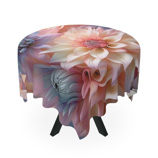 Pastel Fantasy Baroque Floral 01 - Tablecloth - Image 3