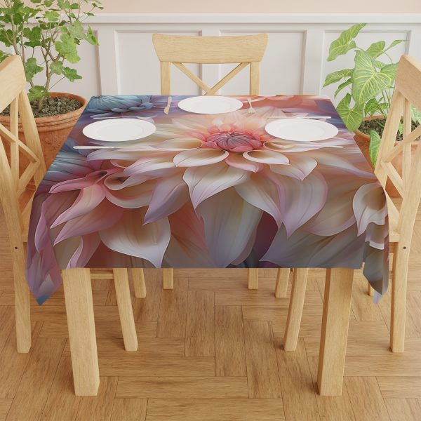 Pastel Fantasy Baroque Floral 01 - Tablecloth - Image 4