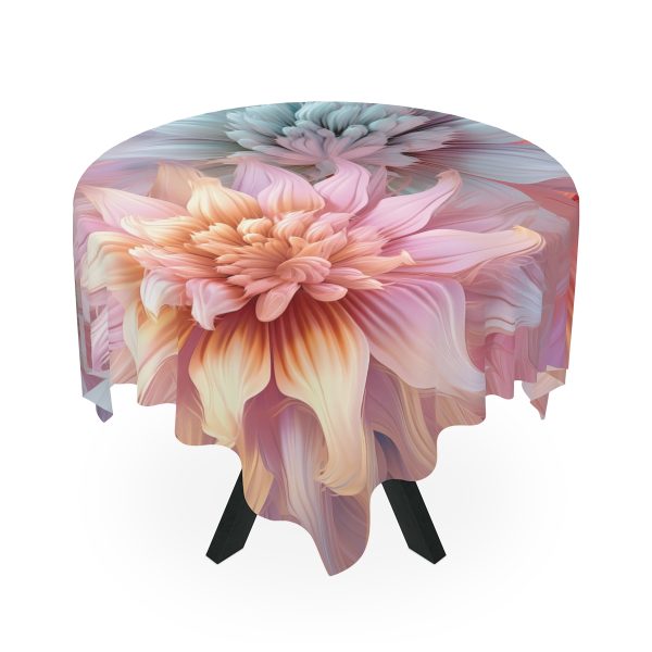 Pastel Fantasy Baroque Floral 03 - Tablecloth - Image 3