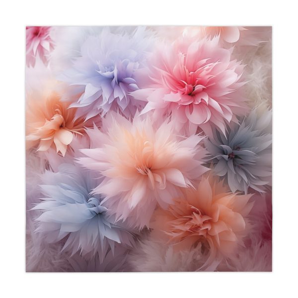 Pastel Palette Fantasy Feather Puffs - Tablecloth - Image 2