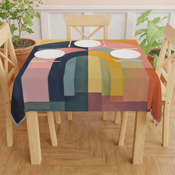 Soft Geometric Archways - Tablecloth - Image 4