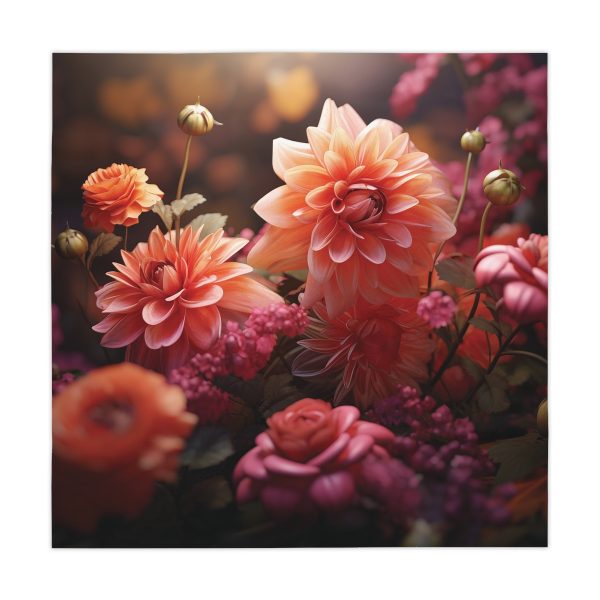 Bright Fantasy Floral 02  - Tablecloth - Image 2