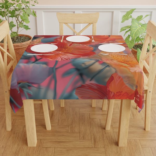 Bright Fantasy Floral 05 - Tablecloth - Image 4