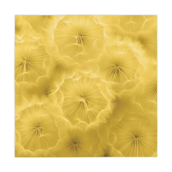 Dandelion Down Motif in Super Lemon Tone - Tablecloth - Image 2