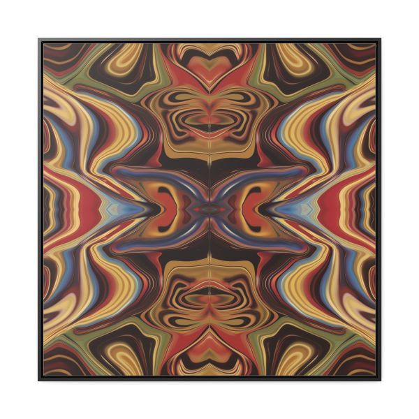 Lipnotic Kaleidoscope Background 01 - Gallery Canvas Wraps, Square Frame - Image 65