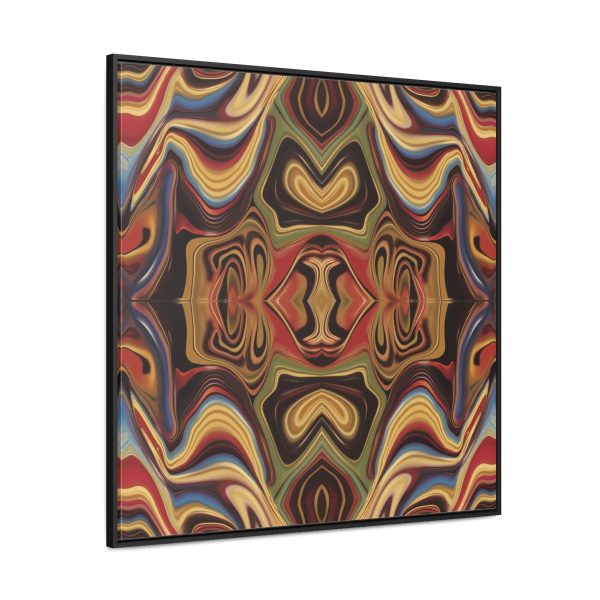 Lipnotic Kaleidoscope Background 02 - Gallery Canvas Wraps, Square Frame - Image 66