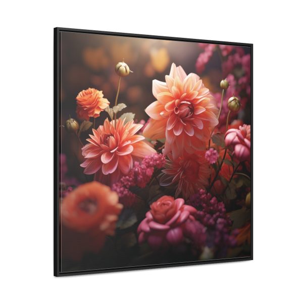 Bright Fantasy Floral 02 - Gallery Canvas Wraps, Square Frame - Image 66