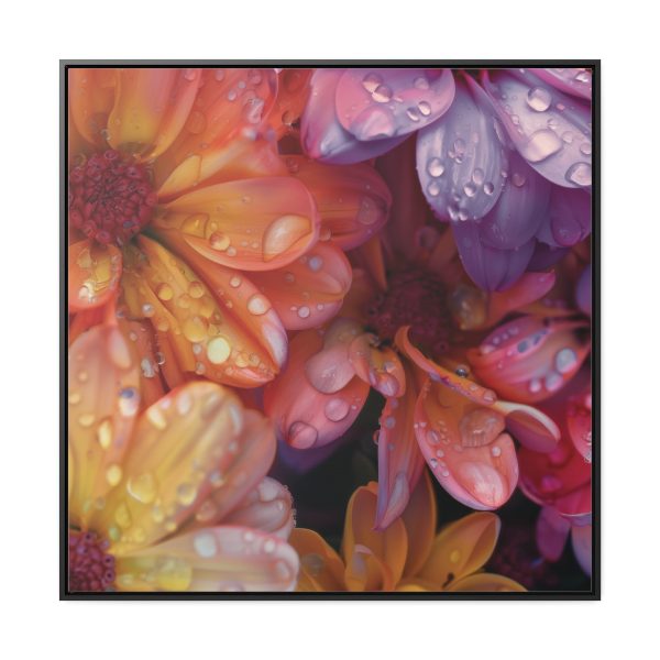 Bright Fantasy Floral 04 - Gallery Canvas Wraps, Square Frame - Image 65