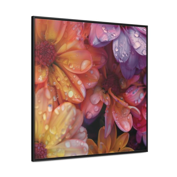 Bright Fantasy Floral 04 - Gallery Canvas Wraps, Square Frame - Image 66