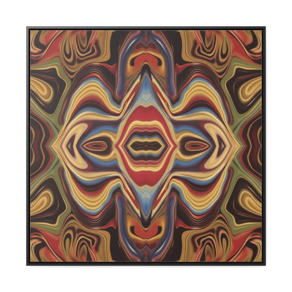 Lipnotic Kaleidoscope Background 03 - Gallery Canvas Wraps, Square Frame - Image 65