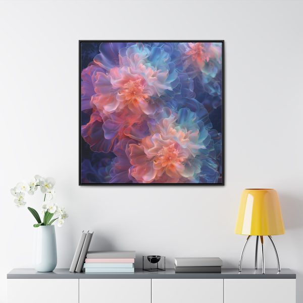 Floral Nebula 09 - Gallery Canvas Wraps, Square Frame - Image 68