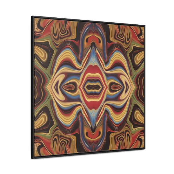 Lipnotic Kaleidoscope Background 03 - Gallery Canvas Wraps, Square Frame - Image 66